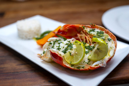 Dining at Bequia Plantation Hotel